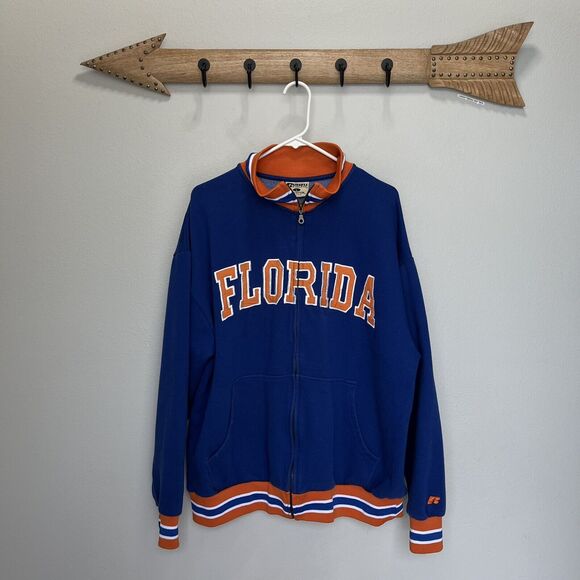Russell Athletic Other - Russell | Vintage Florida Gators Zip Up Varsity Sweatshirt Men Large Procotton